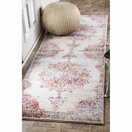 Nuloom Tabitha Vintage Medallion Area Rug 2ft 8in x 8ft RZBD36B-2808